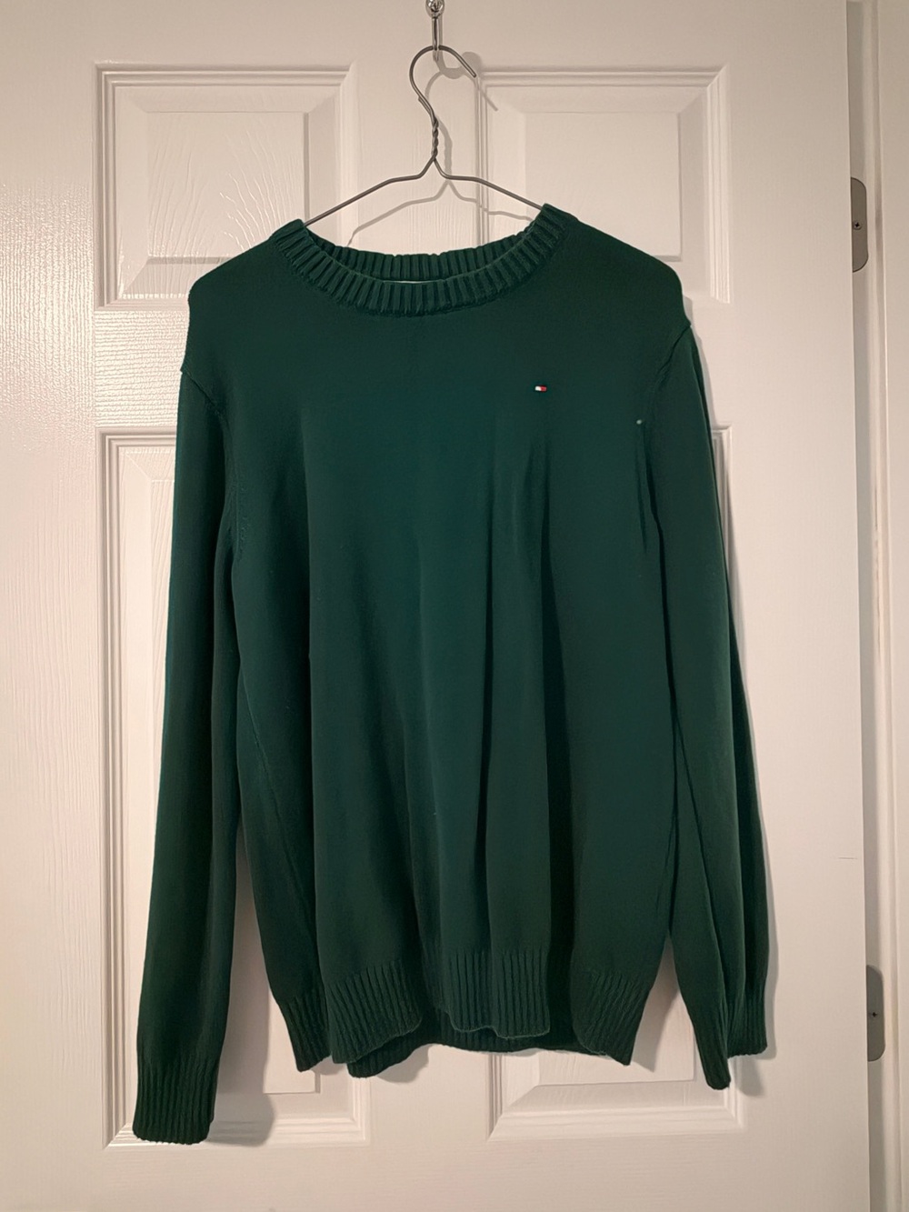 Tommy Hilfiger Men’s Dark Green Crewneck Sweater